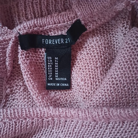 Forever 21 dusty pink open back sweater NWT! (Size M) - Picture 5 of 7